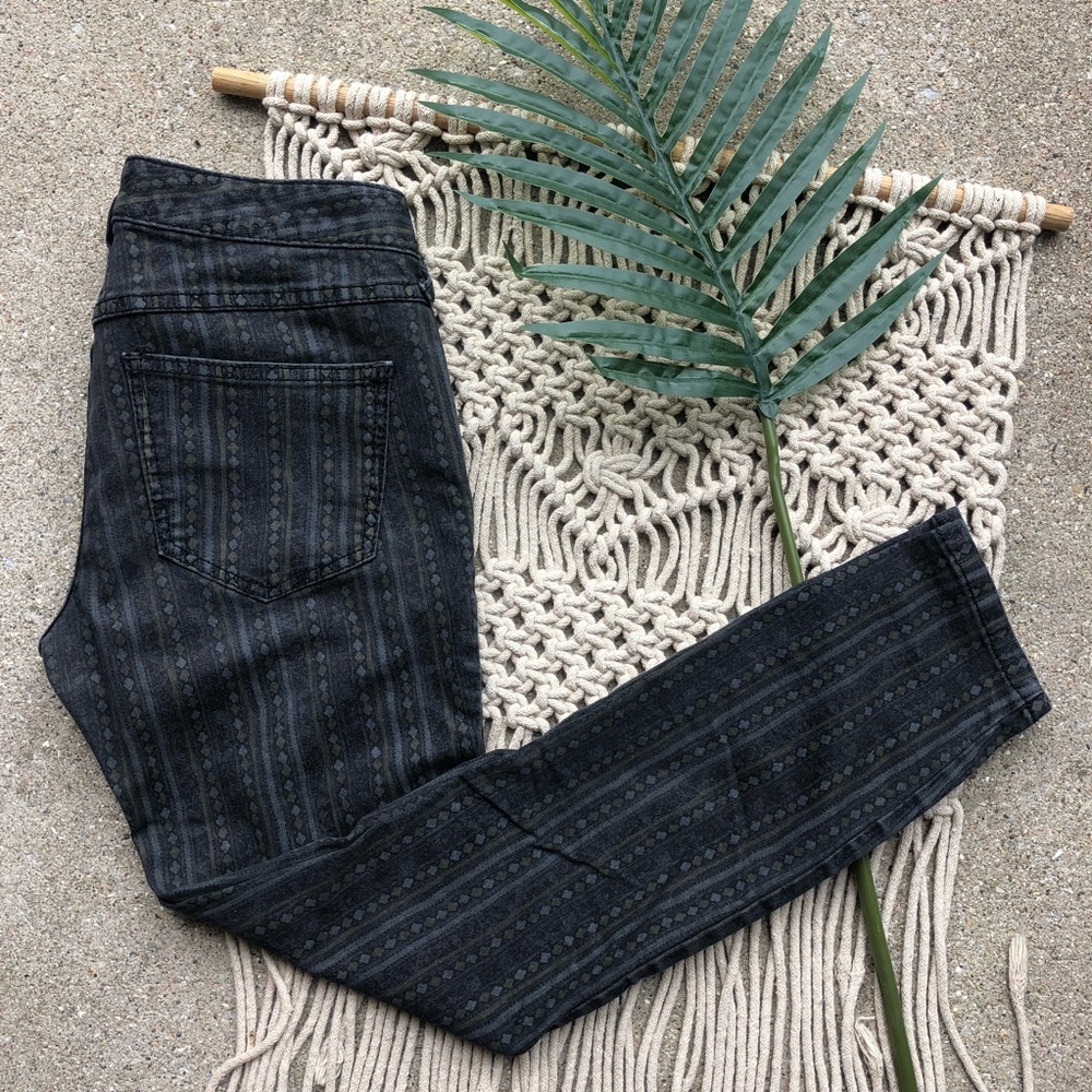 Free People Printed Jeans Size 26